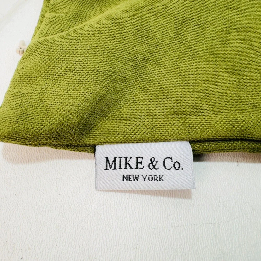 4 Pack - Mike and Co. Decorative Solid Green Pillow Throw 18